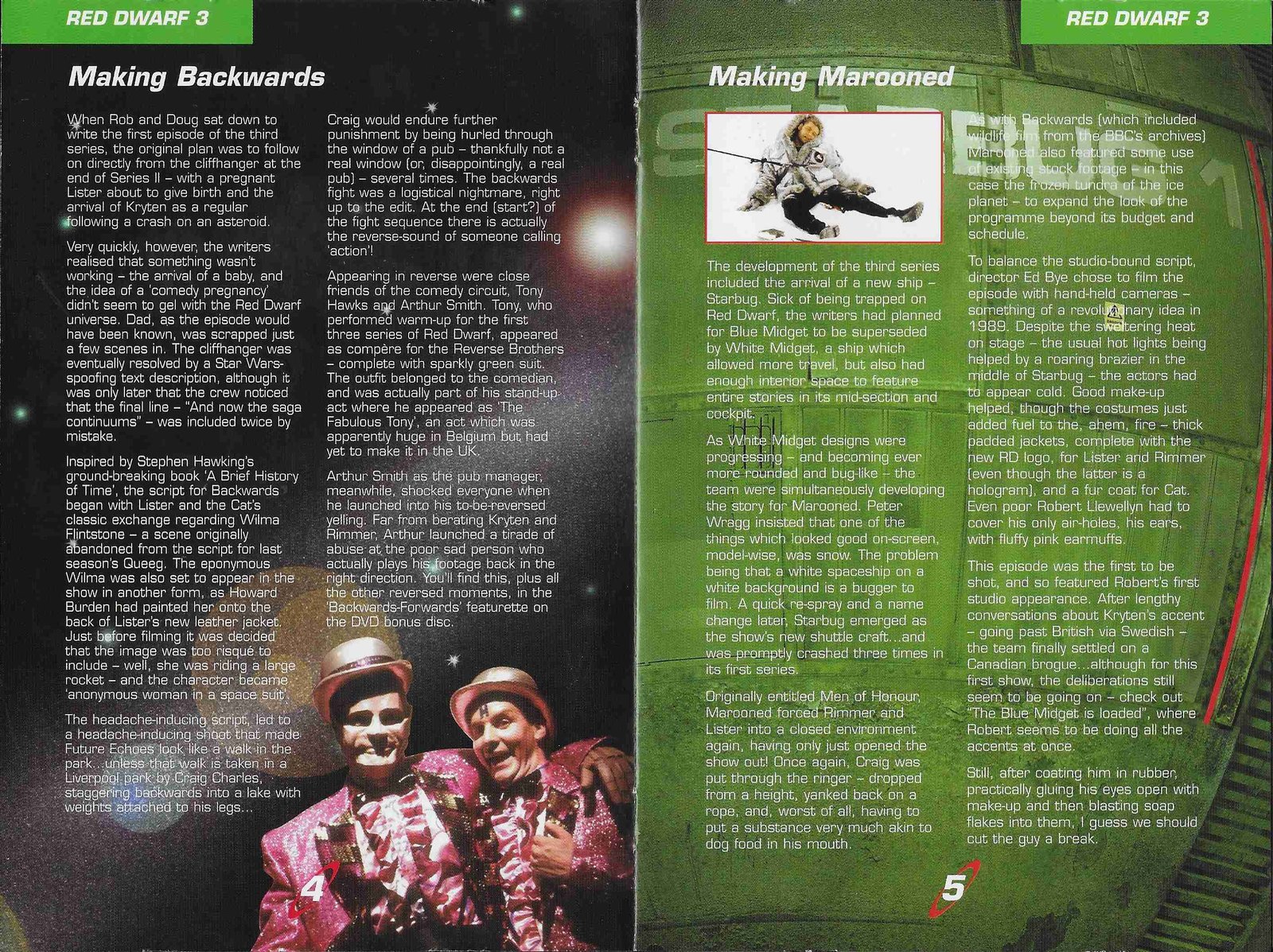 Inserts from BBCDVD 1215